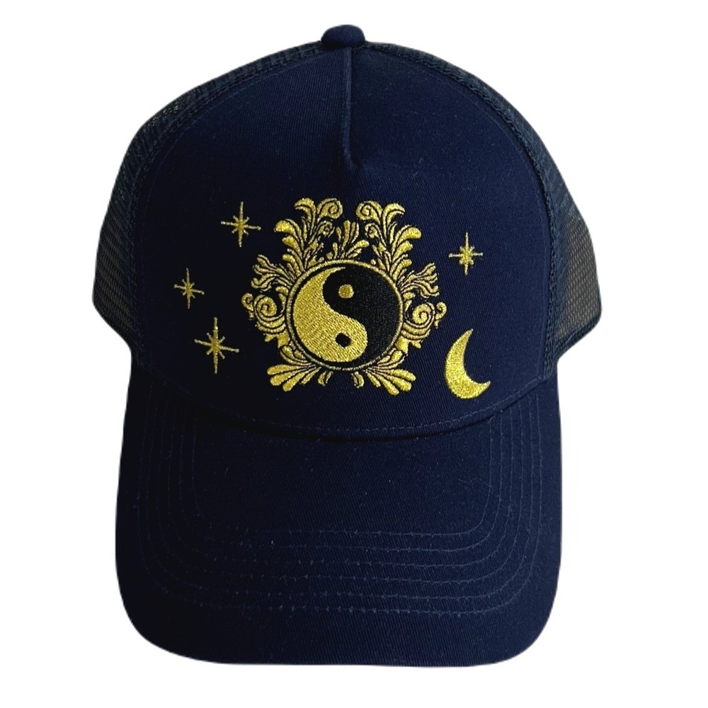 ANT 5:31 JEROME LAMAAR Trucker Hat Mens OS Embroidered Yin & Yang Navy NEW‎